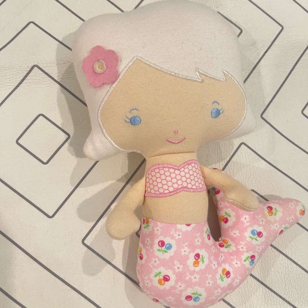 Alimrose Mermaid Rattle Doll - Picture 2 of 8